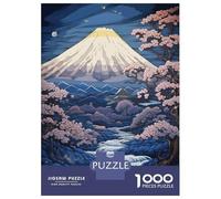 Rompecabezas De 1000 Piezas para Adultos Japanese Blue Mountains Rompecabezas para Adultos Juegos Familiares Regalos De Corte De Precisión para Amigos Y Familiares 70x50cm/1000pcs