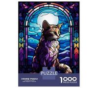 Rompecabezas De 1000 Piezas para Adultos Japanese Bobtail Cat Abstr Rompecabezas para Adultos Juguete Decoración De Pared Difícil Regalo De Cumpleaños, Regalos, 70x50cm/1000pcs