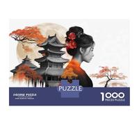 Rompecabezas De 1000 Piezas para Adultos Japanese Geisha Art Print-7 Rompecabezas para Adultos Juegos Relajantes Análisis Y Lógica Oferta como Regalos para Toda La Familia 52x38cm/1000pcs