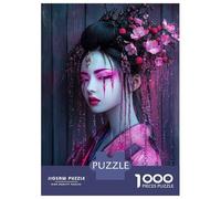Rompecabezas De 1000 Piezas para Adultos Japanese Geisha Makeup Kit Rompecabezas para Adultos Juego Familiar Decoración De Pared Desafiante De Completar 38x26cm/1000pcs