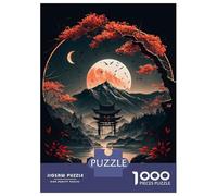 Rompecabezas De 1000 Piezas para Adultos Japanese Night 08 Rompecabezas para Adultos Juegos Relajantes Desafío Difícil Reducción del Estrés Regalos 52x38cm/1000pcs