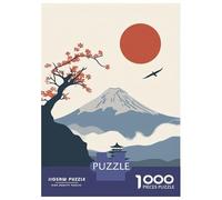 Rompecabezas De 1000 Piezas para Adultos Japanese Style Landscape Rompecabezas para Adultos Juguete Decoración De Pared Difícil Difícil Y Desafío 70x50cm/1000pcs