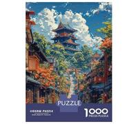 Rompecabezas De 1000 Piezas para Adultos Japanese Temple Pagoda Rompecabezas para Adultos Juegos Relajantes para La Diversión Familiar Interacción Entre Padres E Hijos 70x50cm/1000pcs