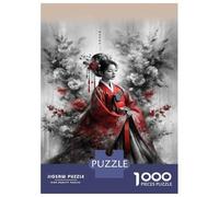 Rompecabezas De 1000 Piezas para Adultos Japanese Traditional Kimono Dress Rompecabezas para Adultos Juegos Familiares Carrera De Velocidad Manual Regalo De Cumpleaños, Regalos, 70x50cm/1000pcs