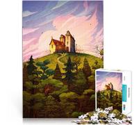 Rompecabezas de 1000 Piezas para Adultos jardín Privado Juguetes educativos de Aprendizaje Cada Pieza es única: un desafiante y Divertido Juego Familiar 75x50cm