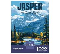 Rompecabezas De 1000 Piezas para Adultos Jasper National Park Rompecabezas para Adultos Juego Práctico Decoración De Pared Regalos para Amigos Y Familiares 52x38cm/1000pcs