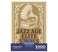 Rompecabezas De 1000 Piezas para Adultos Jazz Age Elite Styles Art Deco Rompecabezas para Adultos Juegos Relajantes Que Mejoran La Memoria Interacción Entre Padres E Hijos 38x26cm/1000pcs