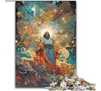Rompecabezas de 1000 Piezas para Adultos, Jesucristo. Rompecabezas de 1000 Piezas para Adultos, Juego Interactivo Familiar, decoración del hogar, Regalo de desafío Mental (tamaño 50x75cm).