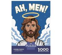 Rompecabezas De 1000 Piezas para Adultos Jesus Christ Cartoon Rompecabezas para Adolescentes Juguetes Antiestrés Desafío Difícil Actividades Divertidas En Casa 52x38cm/1000pcs