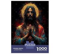 Rompecabezas De 1000 Piezas para Adultos Jesus Christ Digital Art Rompecabezas para Adultos Juegos Relajantes Análisis Y Lógica Oferta como Regalos para Toda La Familia 38x26cm/1000pcs