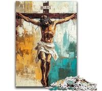 Rompecabezas de 1000 Piezas para Adultos, Jesús, para Mayores de 14 años, Juego de Preguntas, Actividades Divertidas en casa, Regalo de cumpleaños, Regalos de Viaje, 26x38cm
