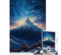 Rompecabezas de 1000 Piezas para Adultos Jigsaw Beyond The Mountain Rompecabezas de 1000 Piezas Juego práctico Gran Regalo para los Amantes de los Juegos Decoración de Pared (50x75cm)