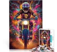 Rompecabezas de 1000 Piezas para Adultos Jinete violento Matar el Tiempo en Vacaciones en casa Toda la Familia. 52x38cm