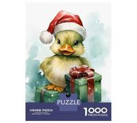 Rompecabezas De 1000 Piezas para Adultos Jolly Happy Duck Christmas Rompecabezas para Adultos Juegos Relajantes Análisis Y Lógica Oferta como Regalos para Toda La Familia 52x38cm/1000pcs