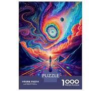 Rompecabezas De 1000 Piezas para Adultos Journey Through Cosmos Rompecabezas para Adultos Juegos Relajantes para La Diversión Familiar Interacción Entre Padres E Hijos 52x38cm/1000pcs