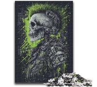 Rompecabezas de 1000 Piezas para Adultos, Juego de Calaveras de Heavy Metal, Cada Pieza es única: Juego desafiante y Divertido para Toda la Familia, 50x75cm