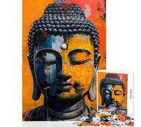 Rompecabezas de 1000 Piezas para Adultos Juego de ingenio para meditación Dual decoración de Pared para el hogar Juguetes para Fortalecer el Amor Entre Parejas (38x26cm)