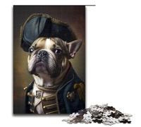 Rompecabezas de 1000 Piezas para Adultos, Juego de Rompecabezas de Bulldog francés de Napoleón, Toda la Familia, 1000 Piezas