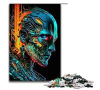 Rompecabezas de 1000 Piezas para Adultos Juego de Rompecabezas de fantasía con rostros Decoración Adolescentes a Partir de 14 años 75x50cm