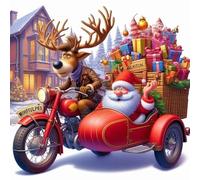 Rompecabezas de 1000 piezas para adultos, juego de rompecabezas difíciles de Navidad, Papá Noel, las mejores decoraciones de juegos de rompecabezas, juego de ocio, adecuado para familiares y amigos