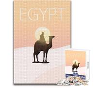 Rompecabezas de 1000 Piezas para Adultos, Juego Educativo de Broma de Egipto, Regalo de cumpleaños, Regalo de Amigo Secreto, tamaño 50x75cm