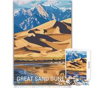 Rompecabezas de 1000 Piezas para Adultos, Juego Educativo de Dunas de Arena, Regalo de cumpleaños, tamaño 38x52cm