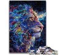 Rompecabezas de 1000 Piezas para Adultos, Juego Educativo Familiar Art Lions, Toda la Familia Mayores de 14 años, 50x75cm