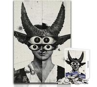 Rompecabezas de 1000 Piezas para Adultos, Juego Educativo Ojos Que Todo lo Ven, Actividades Familiares, Regalos de Amigo Secreto, tamaño 50x75cm