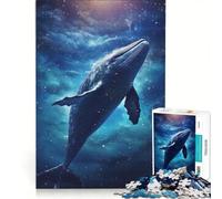 Rompecabezas de 1000 Piezas para Adultos Juego Imposible Canción de Ballenas Actividades Divertidas para Hacer en casa cumpleaños 50x75cm