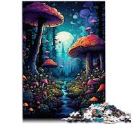 Rompecabezas de 1000 piezas para adultos, juego intelectual de bosque de setas, 19.7 x 29.5 pulgadas, regalos secretos de Papá Noel para adolescentes de 14 años en adelante