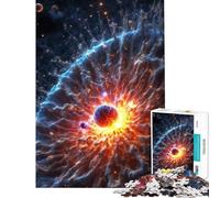 Rompecabezas de 1000 Piezas para Adultos Juego Intelectual Explosión Cósmica Juego Familiar Ideal para Parejas un Gran Regalo para los Amantes de los Juegos (tamaño 38x26cm)