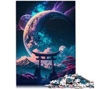 Rompecabezas de 1000 piezas para adultos, juego intelectual Galaxy Heart Nebula de 14.95 x 20.47 pulgadas, análisis y lógica para adolescentes de 14 años en adelante