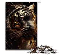 Rompecabezas de 1000 Piezas para Adultos, Juego Tigers Cast of Gold, Toda la Familia, 1000 Piezas