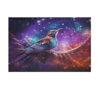 Rompecabezas de 1000 piezas para adultos juegos antiestrés DIY creativo regalo Hummingbird Decoración Hogar Puzzles de madera (75×50cm)