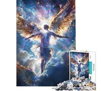 Rompecabezas de 1000 Piezas para Adultos Juguete Ascensión Angélica Juego Intelectual Educativo Juego de Velocidad Manual Regalos para Mujeres y Hombres (tamaño 50x75cm)