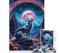 Rompecabezas de 1000 Piezas para Adultos Juguete de aullido de Serenidad decoración de Pared Regalos para Mujeres y Hombres Juegos relajantes colección de Artistas Bellas Artes tamaño 38x26cm