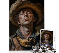 Rompecabezas de 1000 Piezas para Adultos Juguete de Billy The Kid el Vaquero decoración de Pared Obra de Arte Regalo para Juego Educativo colección de Artistas Bellas Artes tamaño 38x52cm