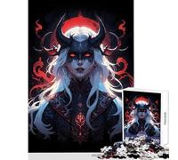 Rompecabezas de 1000 Piezas para Adultos Juguete de Bruja ardiente decoración de Pared Gran Regalo para Juegos Familiares Mejora el Amor Entre Parejas tamaño 38x52cm