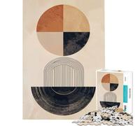 Rompecabezas de 1000 Piezas para Adultos Juguete de Equilibrio geométrico Juego Intelectual Juegos educativos Divertidos y con Humor Regalos de Amigo Invisible (tamaño 38x52cm)