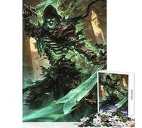 Rompecabezas de 1000 Piezas para Adultos Juguete de guardián Inmortal decoración de Pared Gran Regalo para Juegos Juego práctico Lista de Deseos con Papá Noel tamaño 50x75cm