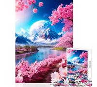 Rompecabezas de 1000 Piezas para Adultos Juguete de paraíso decoración de Pared Regalo de cumpleaños Juegos relajantes interacción Entre Padres e Hijos tamaño 38x52cm