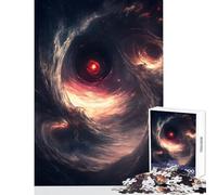 Rompecabezas de 1000 Piezas para Adultos Juguete de vórtice cósmico decoración de Pared Gran Regalo para Juegos Juego práctico Lista de Deseos con Papá Noel tamaño 38x26cm