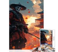 Rompecabezas de 1000 Piezas para Adultos Juguete Educativo Crimson Ronin Gran Regalo para Juegos Juego práctico difícil y desafiante tamaño 38x26cm
