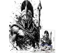 Rompecabezas de 1000 Piezas para Adultos Juguete Educativo Spartab Warrior Gran Regalo y Juego Familiar Actividades Divertidas en casa tamaño 38x26cm