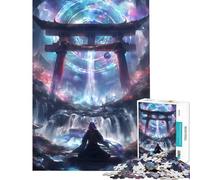 Rompecabezas de 1000 Piezas para Adultos Juguete Espiritual con Forma de Puerta Torii Juego Intelectual Juego de ingenio análisis y lógica Regalos para Hombres y Mujeres (tamaño 38x26cm)
