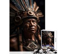 Rompecabezas de 1000 Piezas para Adultos Juguete Maya Antiguo decoración de Pared Regalos para Mujeres y Hombres Juegos relajantes Interesante reducción del estrés tamaño 38x52cm