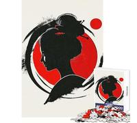 Rompecabezas de 1000 Piezas para Adultos Juguete Minimalista japonés decoración de Pared Obra de Arte Regalo para Juego Educativo colección de Artistas Bellas Artes tamaño 38x52cm