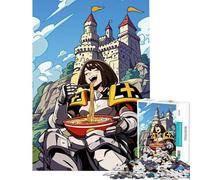Rompecabezas de 1000 Piezas para Adultos Juguete Noodle Knight Juego Intelectual Educativo Carrera de Velocidad Manual Regalos para Mujeres y Hombres (tamaño 38x52cm)