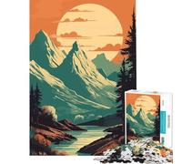 Rompecabezas de 1000 Piezas para Adultos Juguete Secreto Natural Juego Intelectual Juego de ingenio análisis y lógica Excelentes Regalos y Juguetes (tamaño 75x50cm)