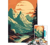 Rompecabezas de 1000 Piezas para Adultos Juguete Secreto Natural Juego Intelectual Juego de ingenio análisis y lógica Regalos para Mujeres y Hombres (tamaño 38x26cm)